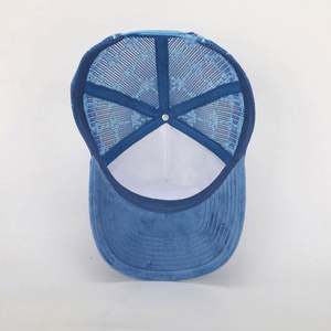 Gorra Deportiva Personalizada al por Mayor para Hombre y Mujer, Gorra Trucker de 5 Paneles con Logotipo Bordado, Gorras con Cierre a Presión de Malla, Gorra Trucker de Terciopelo - Product Image 6