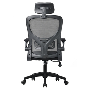 Silla de Oficina Moderna y Ajustable para el Hogar, Económica, de Malla Negra, con Reposabrazos y Reposapiés Ergonómicos, el Mejor Material de Tela - Product Image 2