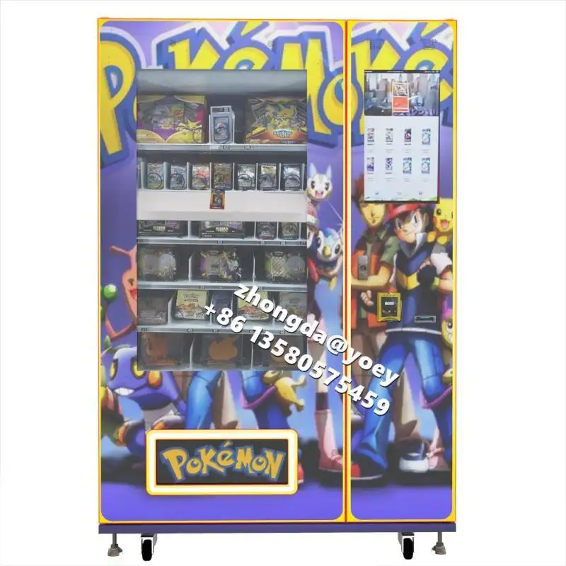 Customized Sports Trading Card Vending Machine with Software for Analytics and Inventory Management Featuring SDK Function