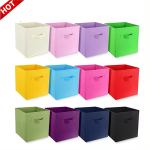 Bán Buôn Không Dệt Có Thể Gập Lại Lưu Trữ Cube Lưu Trữ Boexs Bin Không Dệt Vải Có Thể Gập Lại Lưu Trữ Cube Bin Hộp Cho Đồ Chơi Mặc - Product Image 2