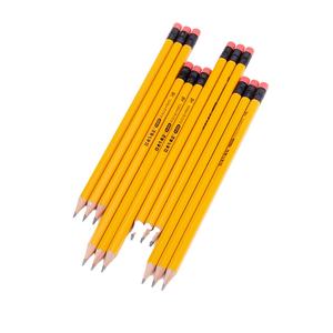 Lápiz amarillo promocional al por mayor, lápices de madera con número <span class=keywords><strong>2</strong></span>, lápiz con logotipo personalizado - Product Image 1