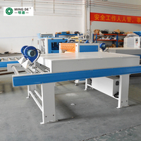 Machine de laminage automatique Mingde pour MDF, contreplaqué, HDF, panneaux de particules, machine de laminage rouleau à rouleau