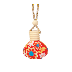 <b>Hanging</b> Round Polymer Clay <b>Air</b> <b>Freshener</b> Empty 10ml 12ml Glass Perfume Bottle - Product Image 6