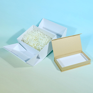 Customized Shape Cardboard Rigid Box Embossing Matt Lamination Magnetic Closure for Double Door Manufacturing Slot Packaging - Product Image 3