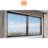 Fenêtres aluminium verre personnalisées standard européen Fenêtre coulissante villa hôtel impact ouragan