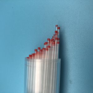 Varie specifiche possono essere personalizzate materiale di vetro rosso sangue blu prendendo 100 pz 75mm tubo capillare eparinizzato - Product Image 5