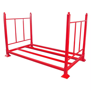 Estante de almacenamiento industrial apilable desmontable personalizable colorido, postes de Metal portátiles, estantería de paletas de Material de acero - Product Image 2