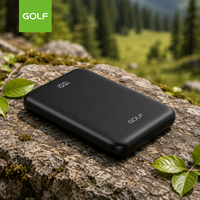 Chargeur mobile universel fin au lithium, fabrication en usine, vente en gros OEM, Power Bank portable LCD à charge rapide PD 20W 10000mAh
