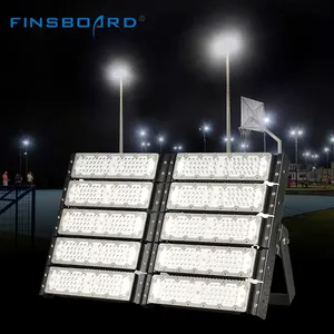 Lampu stadion tahan air Led 400w 500w 600w lampu sorot stadion lapangan tenis aluminium tahan air Ip65