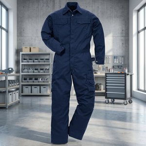 Combinaison de travail industrielle personnalisée, respirante, ignifuge, réfléchissante, en coton, pour soudeurs, mécaniciens, travaux de construction, utilisation en usine - Product Image 3