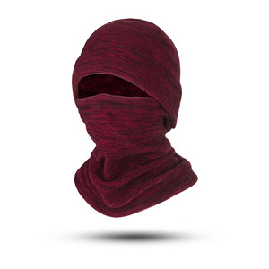 Cycling Mask Winter Windproof Face Cover Unisex Outdoor Sport Headwear Burgundy - Product Image 1