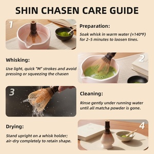 Batidor de <span class=keywords><strong>Matcha</strong></span> Premium Hecho a Mano de Bambú, Batidor Zen para Ceremonia del Té, Batidor de <span class=keywords><strong>Matcha</strong></span> de Bambú Orgánico, Batidor de <span class=keywords><strong>Matcha</strong></span> de Bambú Morado, Chasen - Product Image 2
