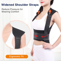 Orthèse de thérapie magnétique Tourmaline auto-chauffante produit taille épaule orthèse ceinture correcteur de Posture lombaire soutien du dos