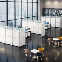 Cloison de séparation mobile moderne en MDF pliable pour bureau, salon, entrepôt, villa