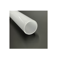 Coloré rond PVC PC PMMA Acrylique Polycarbonate PVC Tubes D'extrusion En Plastique Clair Transparent Opale Tube Lumière Diffuseur Couverture