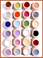 Ensemble de manucure de style japonais glace transparente couleur bonbon solide vernis à ongles colle crème de remplissage colle crème en gros