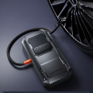 Pompe à air pour voiture Daisheng 12V avec écran numérique, démarreur de secours monocylindre 30L/min, cordon de 50cm, 300A - Product Image 1