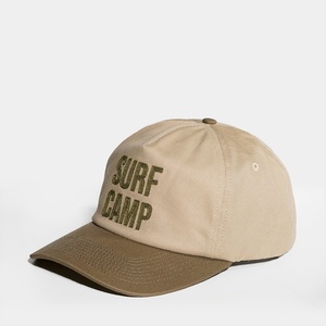 Gorras de Béisbol Personalizadas de 5 Paneles con Parche Bordado de Fieltro de Dos Tonos, Gorras Snapback de Algodón - Product Image 3