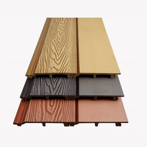 Revestimiento Decorativo para Paredes Exteriores de Jardín, Paneles de Fachada de Madera Plástica 3D con Textura de Madera, Tableros de Revestimiento de Pared WPC - Product Image 2