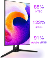 Écran d'Affichage LED de Bureau 1080P Multiparamètres 24 Pouces Gamer 144hz 165 hz 1ms Ordinateur PC Moniteur de Jeu