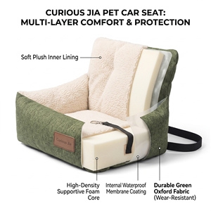 Lit pour animaux de compagnie imperméable et solide pour voiture, extérieur, lavable, pour chats et chiens, canapé-lit chaud, antidérapant, doux, confortable, en <span class=keywords><strong>peluche</strong></span>, pour dormir - Product Image 3