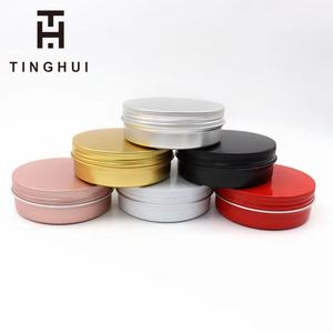 ตัวอย่างฟรี กระป๋องโลหะทรงกลมขนาด 150 มล. สำหรับบรรจุลิปบาล์ม 100 มล. กระป๋องอะลูมิเนียมเปล่าแบบกำหนดเองสำหรับเครื่องสำอาง - Product Image 2