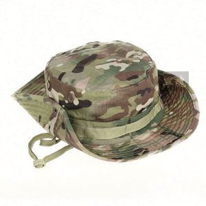 Sombrero de Safari de Color Sólido para Camping, Pesca, Senderismo, Jungla, Camuflaje, con Cordón Ajustable, para Hombre - Product Image 1