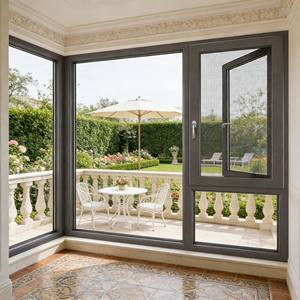 Fenêtre coulissante moderne en alliage d'aluminium insonorisée avec verre trempé et moustiquaire magnétique pour chambre à coucher à rupture de pont thermique - Product Image 3