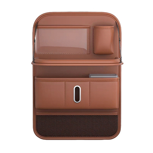 Bolsa de almacenamiento para el asiento trasero del coche, de diseño reciente de <span class=keywords><strong>Mico</strong></span>, organizador plegable de cuero para el asiento trasero del coche, adecuado para coches universales. - Product Image 4