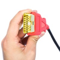 Cable DTS de 9 pines Deutsch a OBD2 DB15 con carcasa metálica para herramienta de diagnóstico de camiones pesados J1939 Diesel ECU OEM