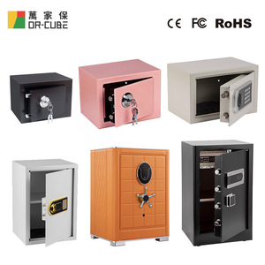 Wanjiabao 17k Mini Steel Safe Mechanical Key <b>Lock</b> Home Bedroom Wall Mount Anti Theft Storage <b>Box</b> 170x230x170mm - Product Image 5