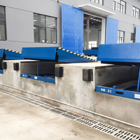 Rampe de déchargement de conteneurs pliante, hydraulique et fixe, professionnelle, pour entrepôt, gain de place, capacité de charge de 10 tonnes