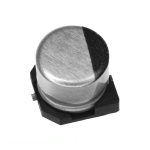 Manufacturer Channel AVEZ107M06D16T-F CAP ALUM 100UF 20% 6.3V SMD Surface Mount 100 uF Capacitor - Product Image 1