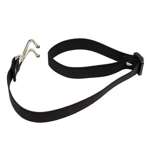 BDSM Kölelik Güç Artışı Yamamoto Siyah Unisex Elastik Kayışlı Seks Oyuncağı Paslanmaz Çelik Başlık Rol Yapma Burun Kancası - Product Image 3