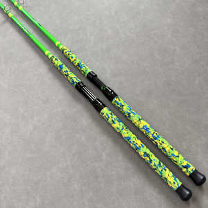 Canne à poisson-chat professionnelle 7ft6 à action rapide avec guides en acier inoxydable pour la pêche à la truite et au bar dans les bateaux océaniques - Product Image 3