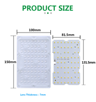 Vente directe d'usine, module LED de remplacement, carte PCB 60W sans base en aluminium avec puce LED pour l'éclairage