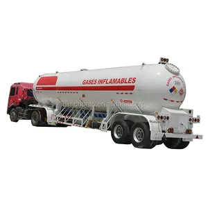 ASME 13000 -18000 Gallons US GPL Semi-remorque avec trois essieux pour le transport du gaz