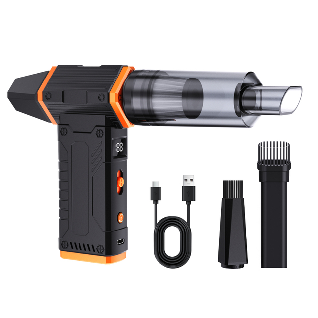 Electric Cordless Handheld Vacuum Cleaner Brushless Motor HEPA Filter 90 Min Runtime Lightweight Portable for Car Pet Hair Home