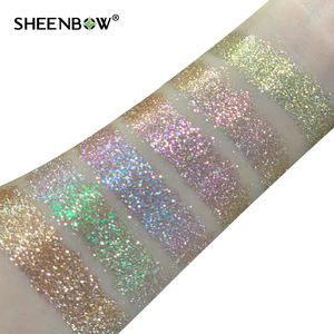 Sheenbow廉价高颜料眼妆迷你宽松自有品牌闪光颜料粉末眼影 - Product Image 6