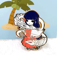 En gros : Pin's de revers en métal émaillé rigide avec logo de dessin animé, Badge de dessin animé personnalisé et Pin's de chapeau en métal
