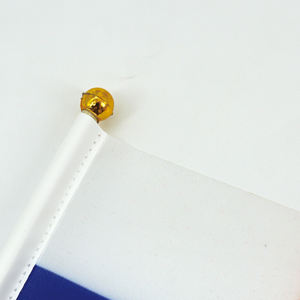 Drapeau de bâton de pays des Antilles néerlandaises à main en polyester à impression personnalisée - Product Image 5