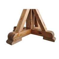 Table ronde en pin antique, table à mâmelle robuste, table à mâmelle en bois massif sur mesure pour la location d'événements
