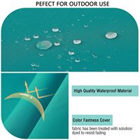 Coussins de chaise matelassés pour siège de jardin toile imperméable graphène USB batterie Rechargeable meubles d'extérieur