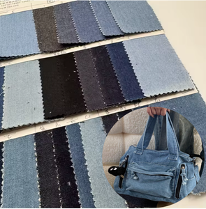 Высококачественная джинсовая ткань из хлопка и полиэстера, 14 унций-18 унций, ткань для обработки одежды, джинсовая юбка - Product Image 1