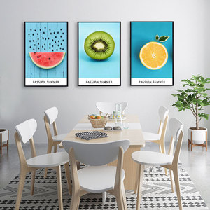 Pintura <span class=keywords><strong>de</strong></span> fruta, sandía, naranja, lienzo, arte moderno impreso, arte <span class=keywords><strong>de</strong></span> pared en venta - Product Image 5