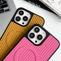 Coque de téléphone en acrylique de luxe anti-traces de doigts et antichoc pour iPhone 14 13 12 15 16 17 Pro Max avec protection magnétique de l'appareil photo
