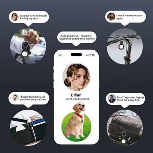 Xindaba Find My Air <span class=keywords><strong>Tag</strong></span> MFi Key Finder Locator Dispositivo de seguimiento global Cartera Equipaje Mini GPS Tracker para <span class=keywords><strong>Apple</strong></span> - Product Image 6