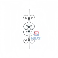 Décorations en fer bon marché en gros (rosettes de garde-corps de fenêtre, panneaux de garde-corps, sections d'escalier) écologiques, durables, couleurs personnalisées, modernes