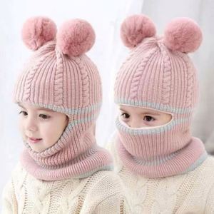 Gorros de Punto Cálidos de Invierno para Niños y Niñas, Tejido Común, Transpirable, Cómodo, de Alta Calidad - Product Image 2