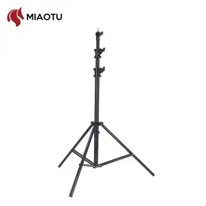 Heavy Duty 2.9M 3.9M Tripod Light Stand Photography Max Load 10 Kg Spring Air Cushioned Sturdy Tripod Stand For Photo Studio